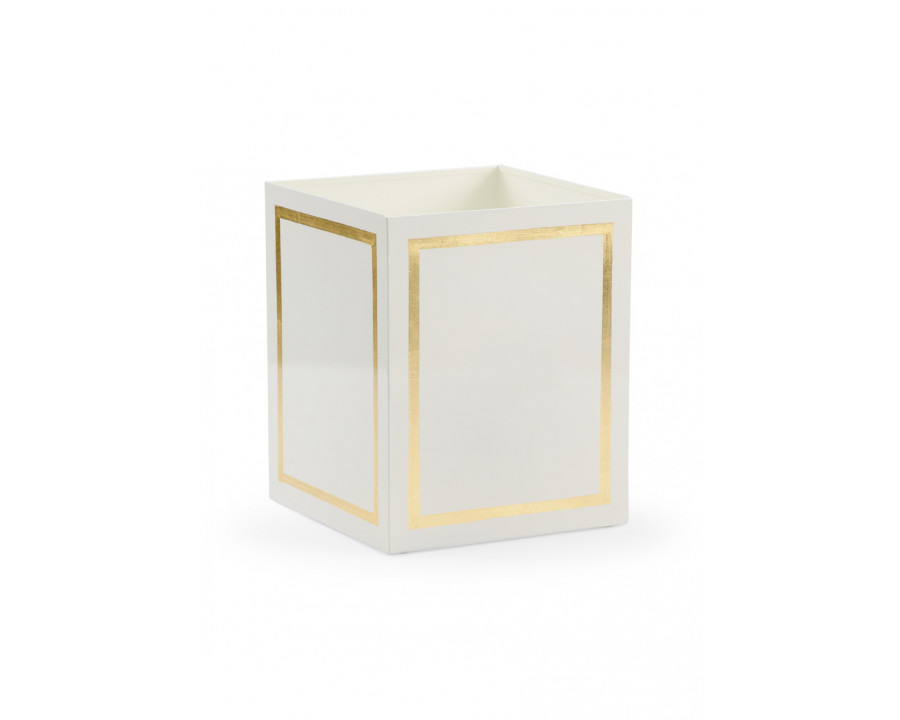 Chelsea House Ibiza Wastebasket - Gold