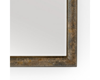 Chelsea House - Palm Leaf Mirror in Brown/Clear