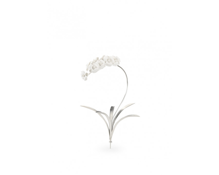 Chelsea House Orchid Stem - Silver, Small