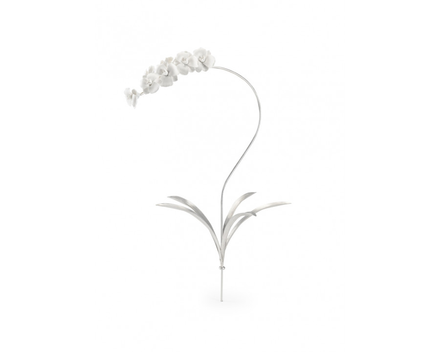 Chelsea House Orchid Stem - Silver, Large