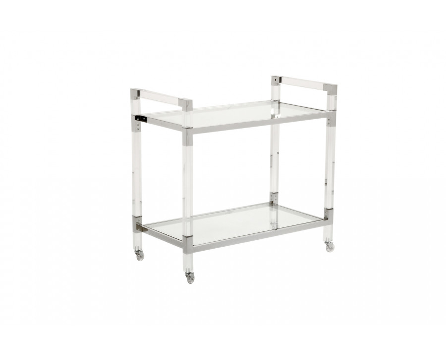 Chelsea House - Acrylic Bar Cart