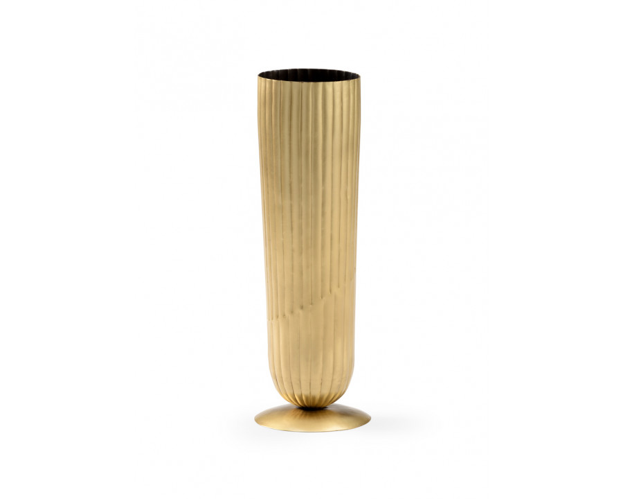 Chelsea House - Shifting Lines Vase in Gold