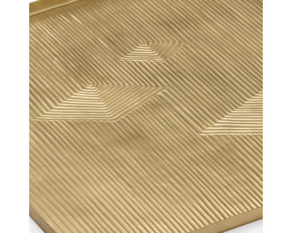 Chelsea House - Square Diamond Cut Tray in Gold