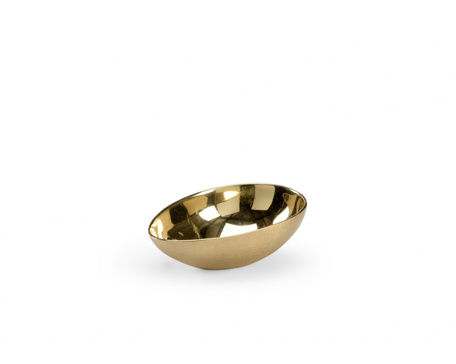 Chelsea House - Small Egg Bowl in Polished Brass