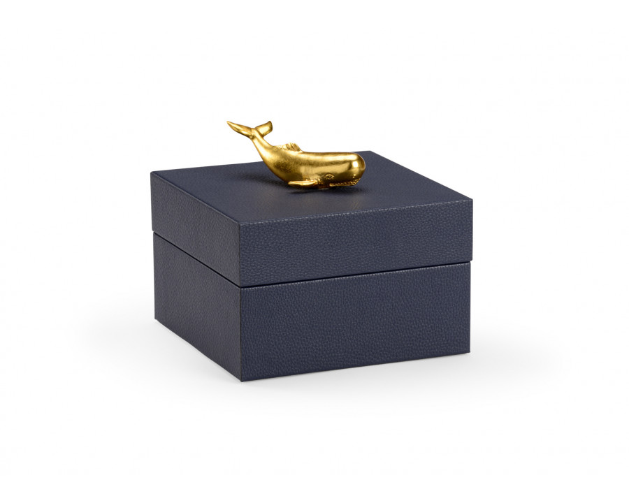 Chelsea House William Whale Box - Navy