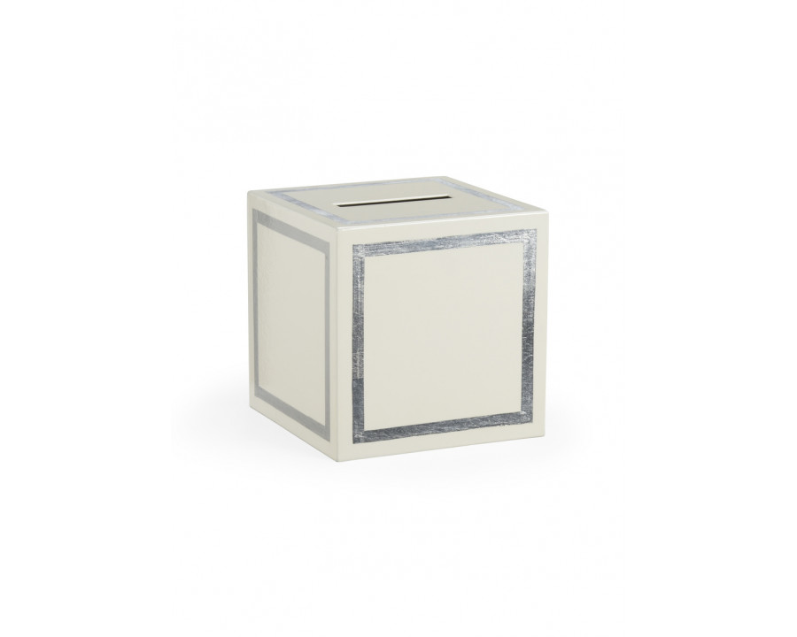 Chelsea House Ibiza Tissue Box - Silver