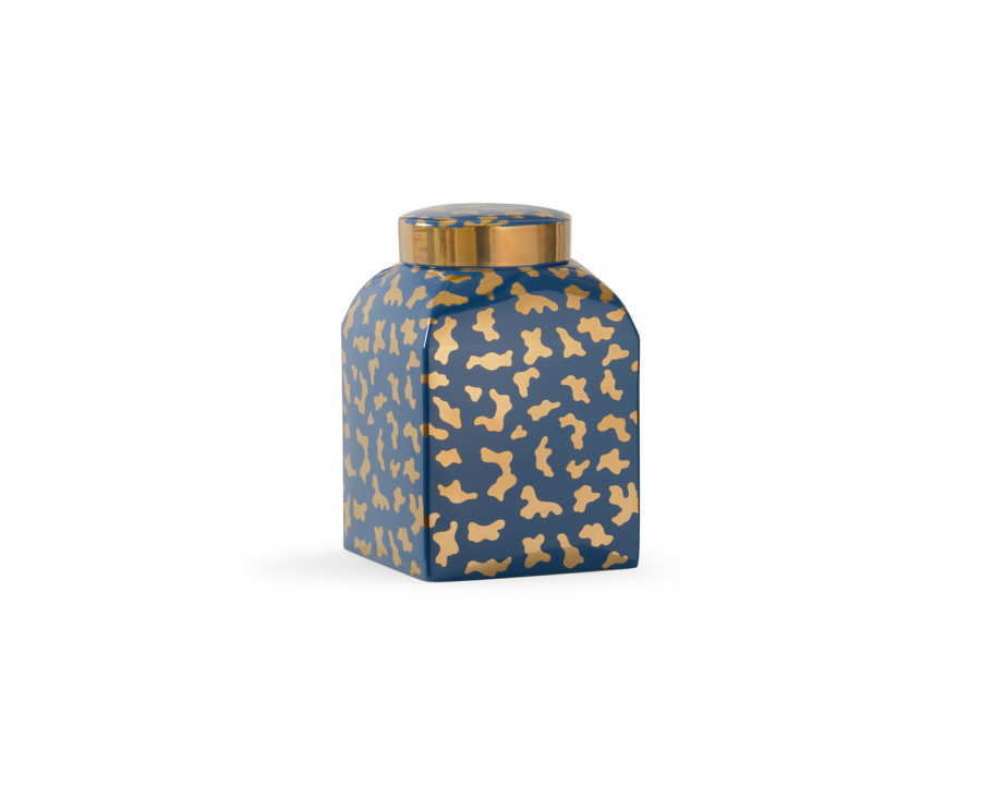 Chelsea House Jungle Ginger Jar - Blue