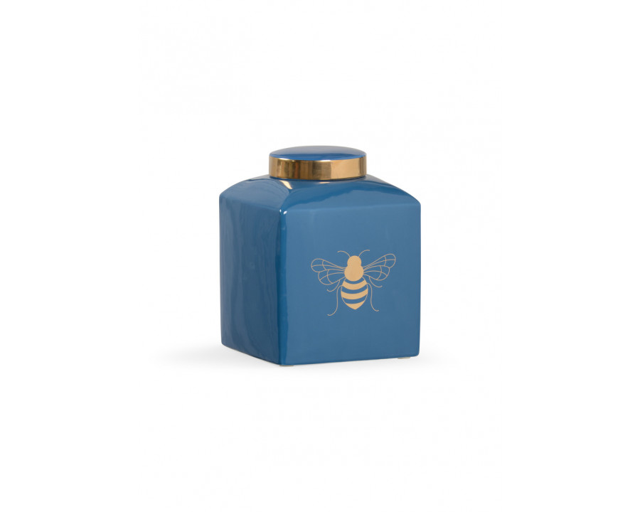 Chelsea House Bee Gracious Ginger Jar - Blue