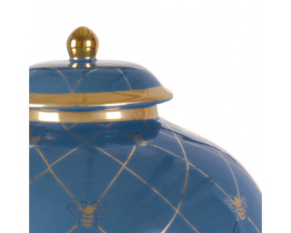 Chelsea House Bee Humble Jar Small - Blue