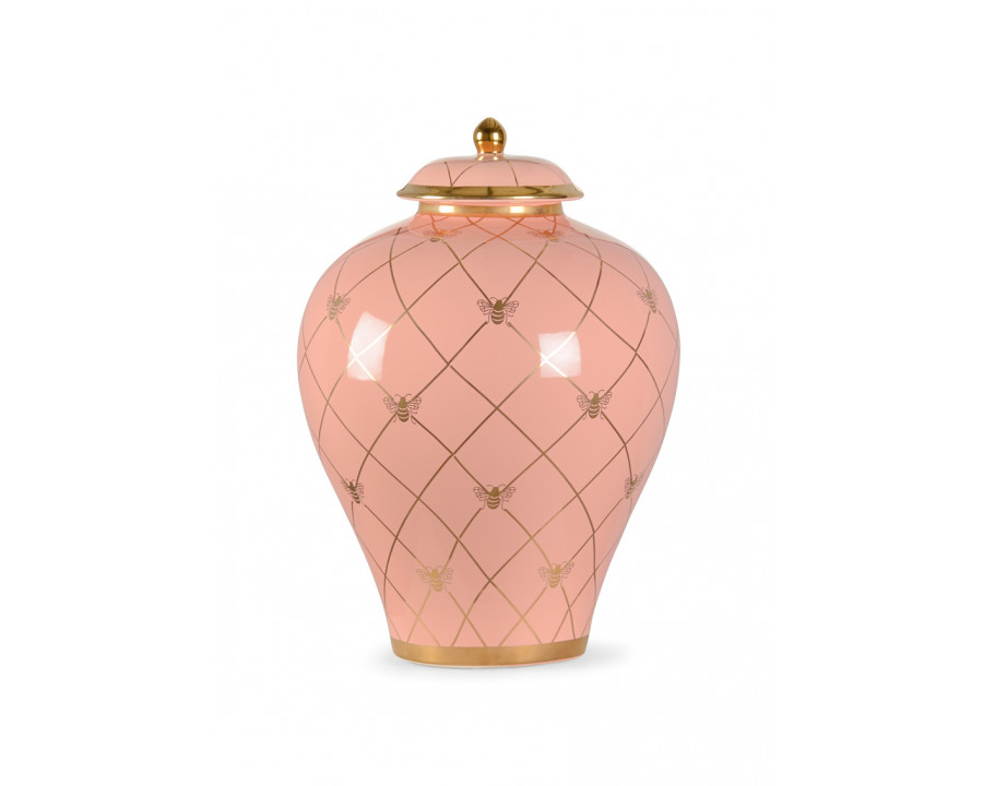 Chelsea House Bee Humble Jar Small - Coral