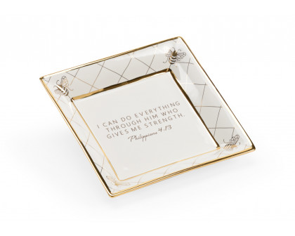 Chelsea House - Square Bee Verse Plate