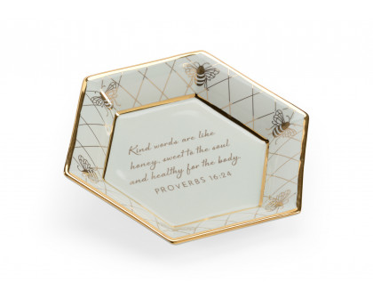 Chelsea House - Honeycomb Bee Verse Plate