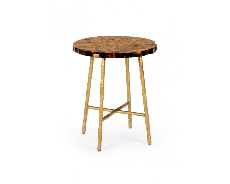 Chelsea House - Penshell Side Table in Natural Brown, Wood