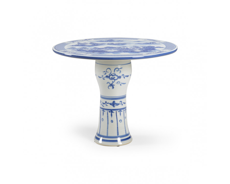 Chelsea House Canton Center Table - Blue/White