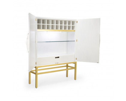 Chelsea House Boen Bar Cabinet - White