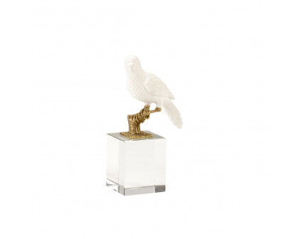 Chelsea House - Square Parrot On Crystal