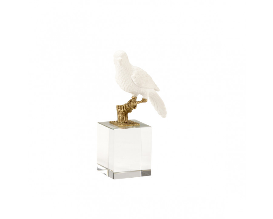 Chelsea House Parrot On Crystal - Square, Small