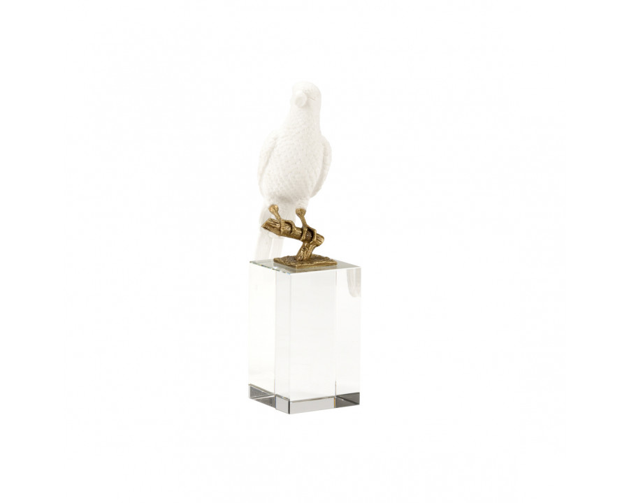 Chelsea House - Square Parrot On Crystal