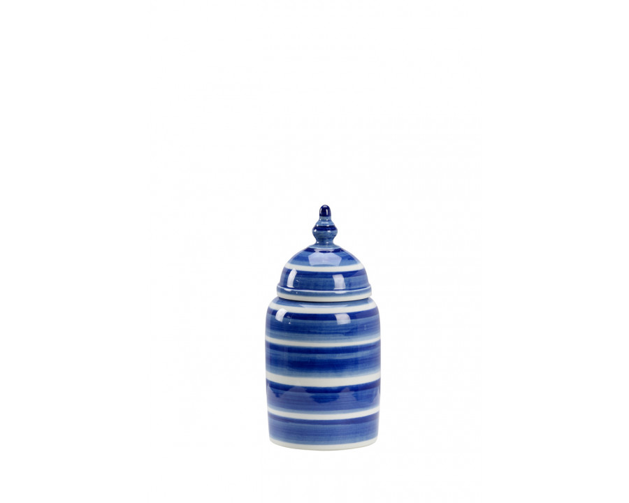 Chelsea House Janice Jar - Blue/White, Small