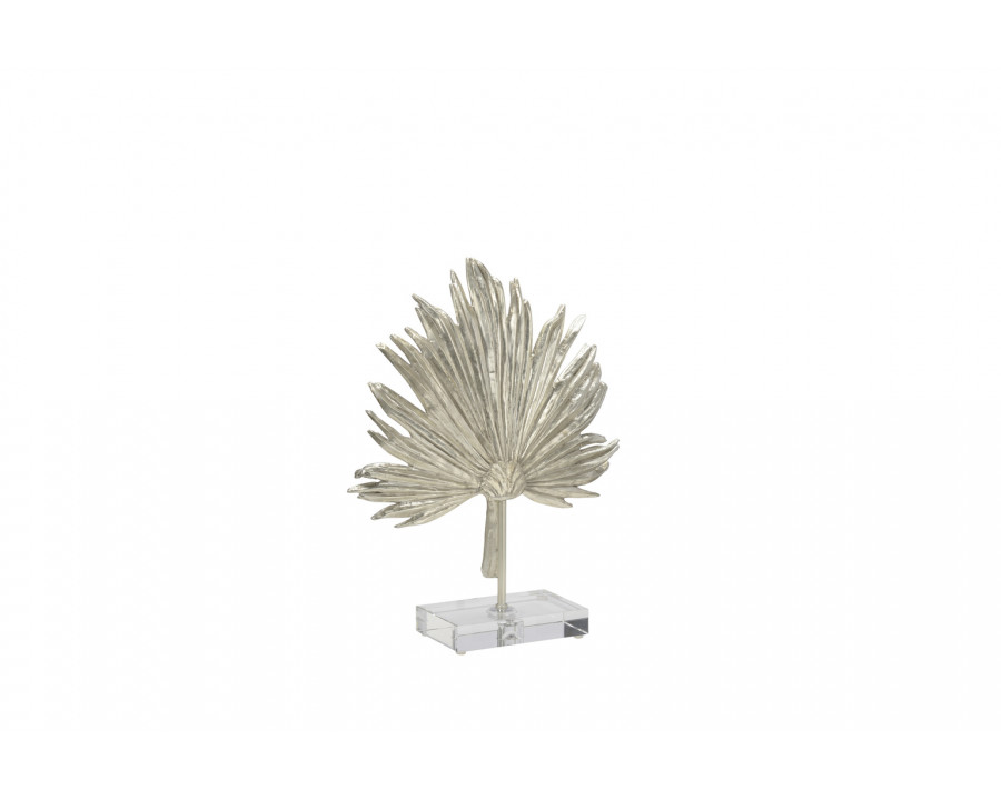 Chelsea House - Palm Leaf in Metallic Silver, Small