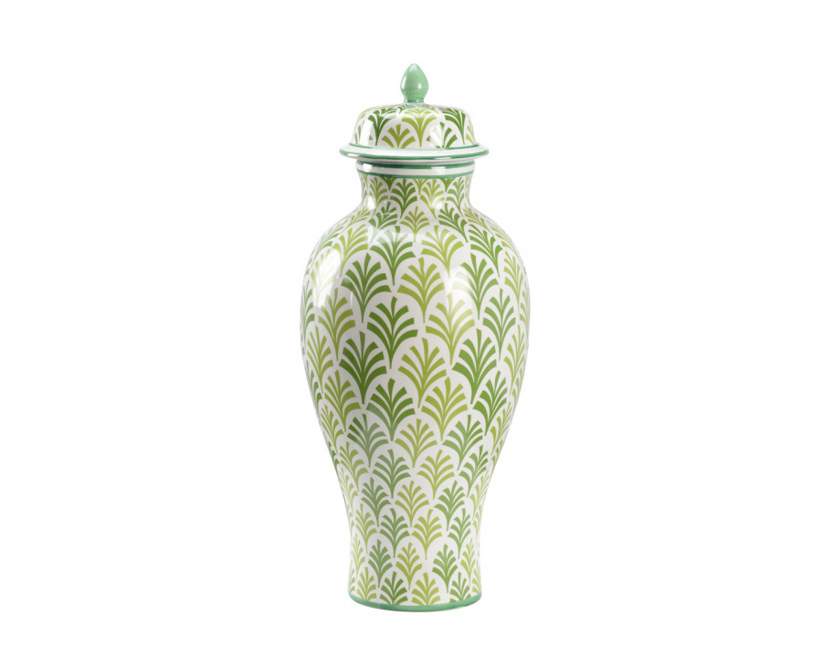 Chelsea House - Matisse Urn in White/Lime/Kelly