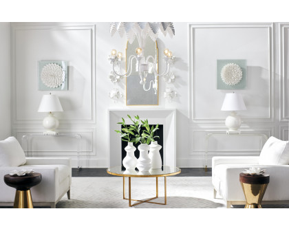 Chelsea House - Magnolia Wall Flower in Matte White