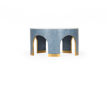 Chelsea House Aqueduct Cocktail Table - Blue