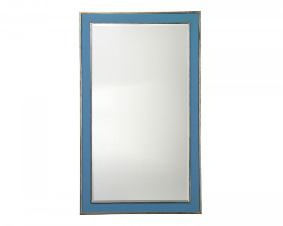 Chelsea House - Ocean Mirror in Blue/Antique Silver