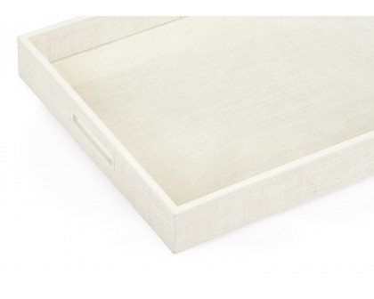 Chelsea House Kiawah Tray - White