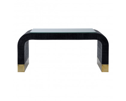 Chelsea House Waterfall Coffee Table - Black