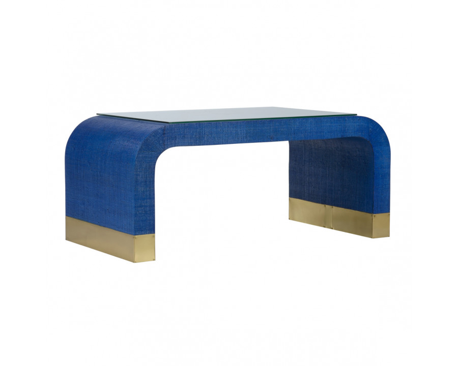 Chelsea House Waterfall Coffee Table - Blue