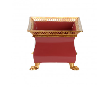 Chelsea House French Small Planter - Red