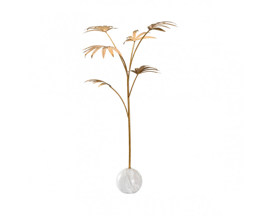 Chelsea House Leaf Sculpture - Gold, Large