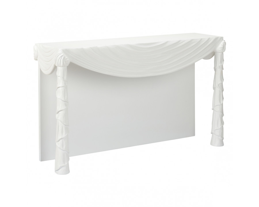 Chelsea House - Drape Console in White