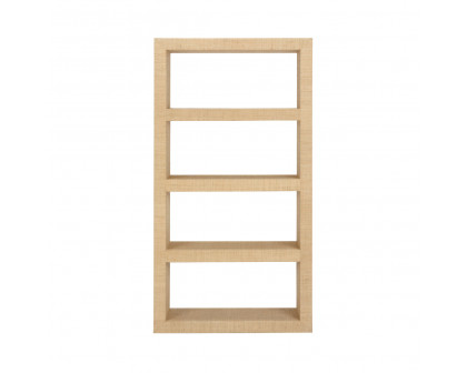 Chelsea House - Raffia Book Shelves in Cream