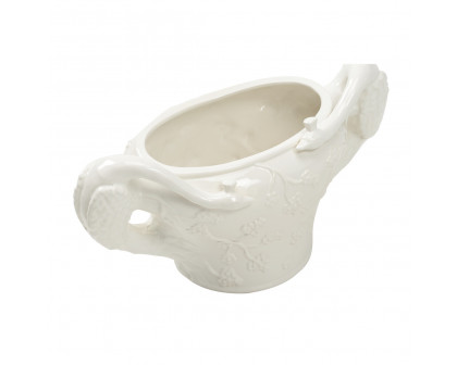 Chelsea House - Nicole Peacock Planter in White