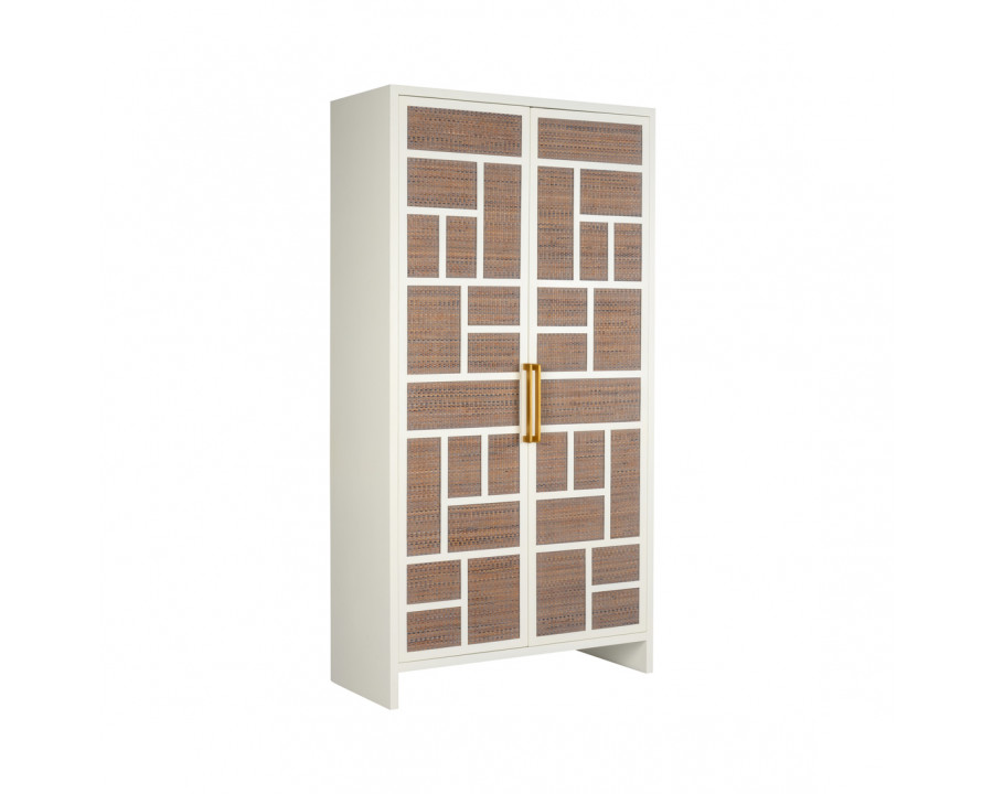 Chelsea House - Abel Cabinet in Cream/Chocolate, Wood