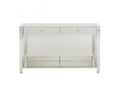 Chelsea House - Avenue Mirrored Large Console in Antique/Beveled