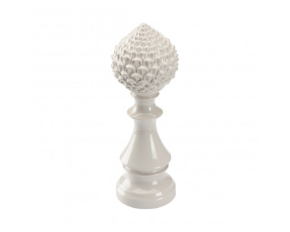 Chelsea House Artichoke Finial - Gray, Large