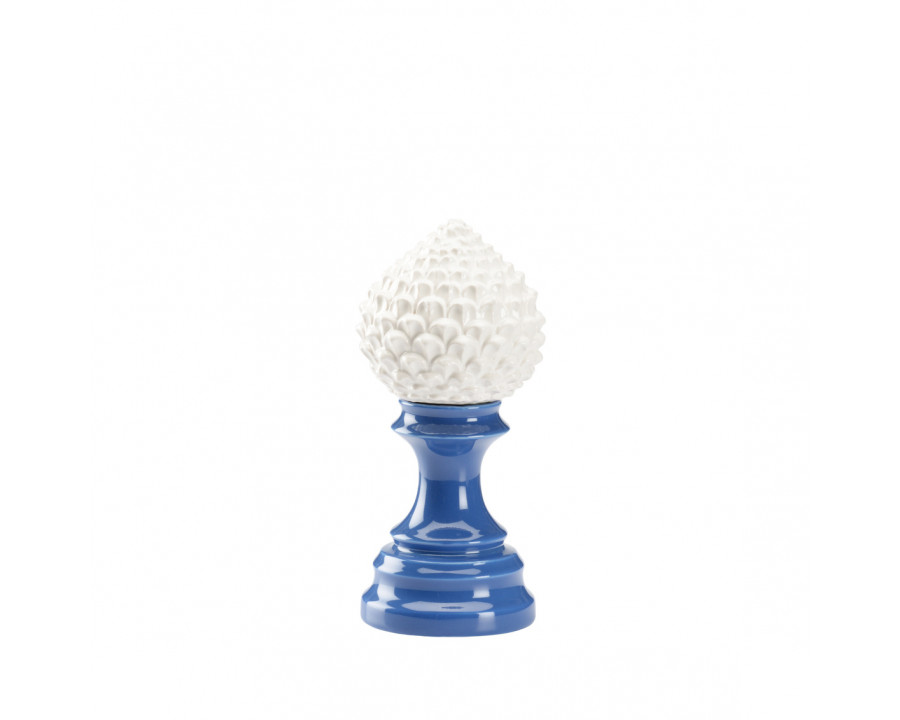 Chelsea House Artichoke Finial - Blue, Small