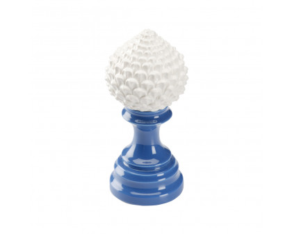 Chelsea House Artichoke Finial - Blue, Small