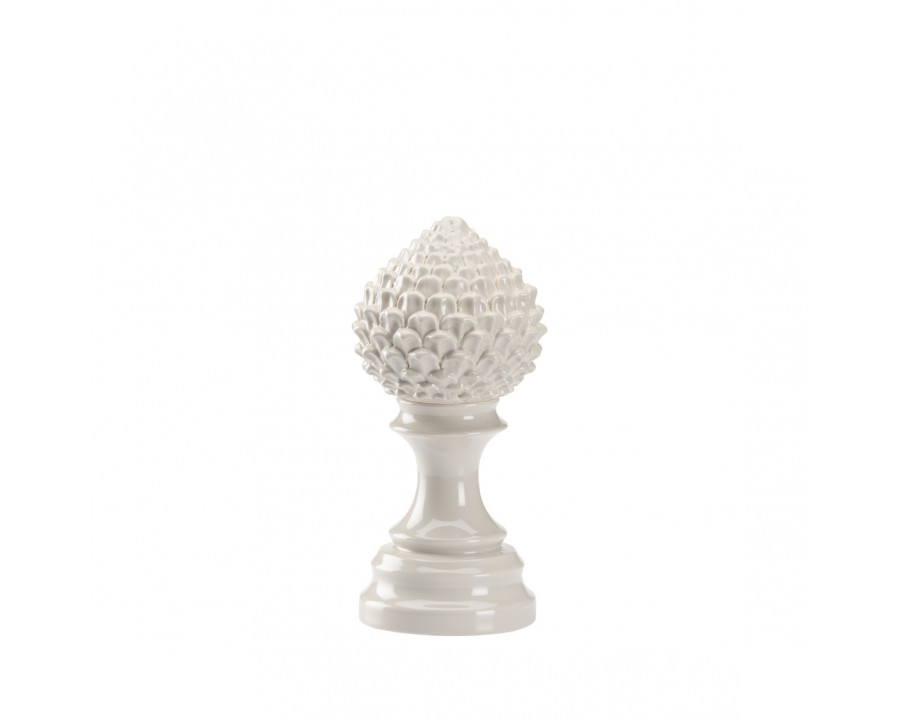 Chelsea House Artichoke Finial - Gray, Small