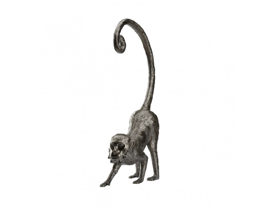 Chelsea House Standing Monkey - Gunmetal