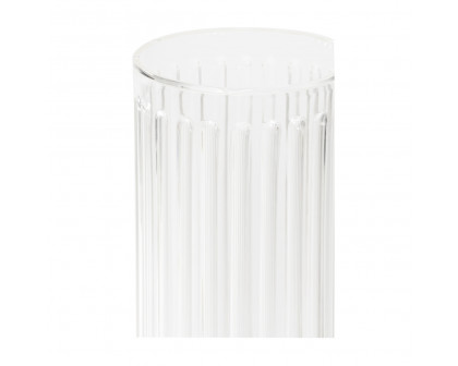 Chelsea House - Fluted Acrylic Column in Clear