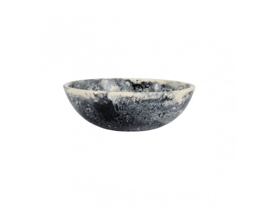 Chelsea House Bucolic Bowl - Gray/Cream, Small