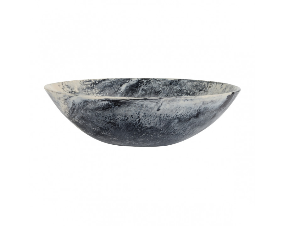 Chelsea House Bucolic Bowl - Gray/Cream, Large