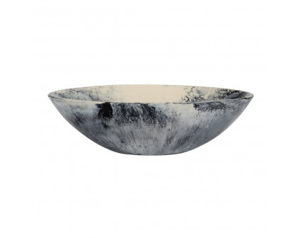 Chelsea House Bucolic Bowl - Gray/Cream, Large