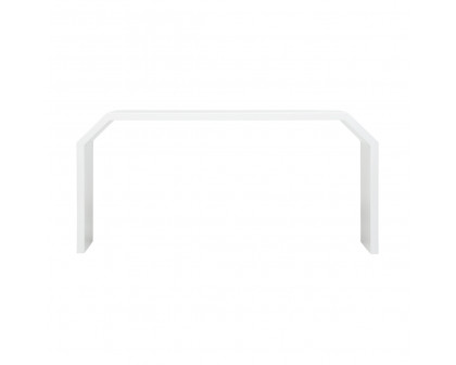 Chelsea House - Rhea Console in Glossy White