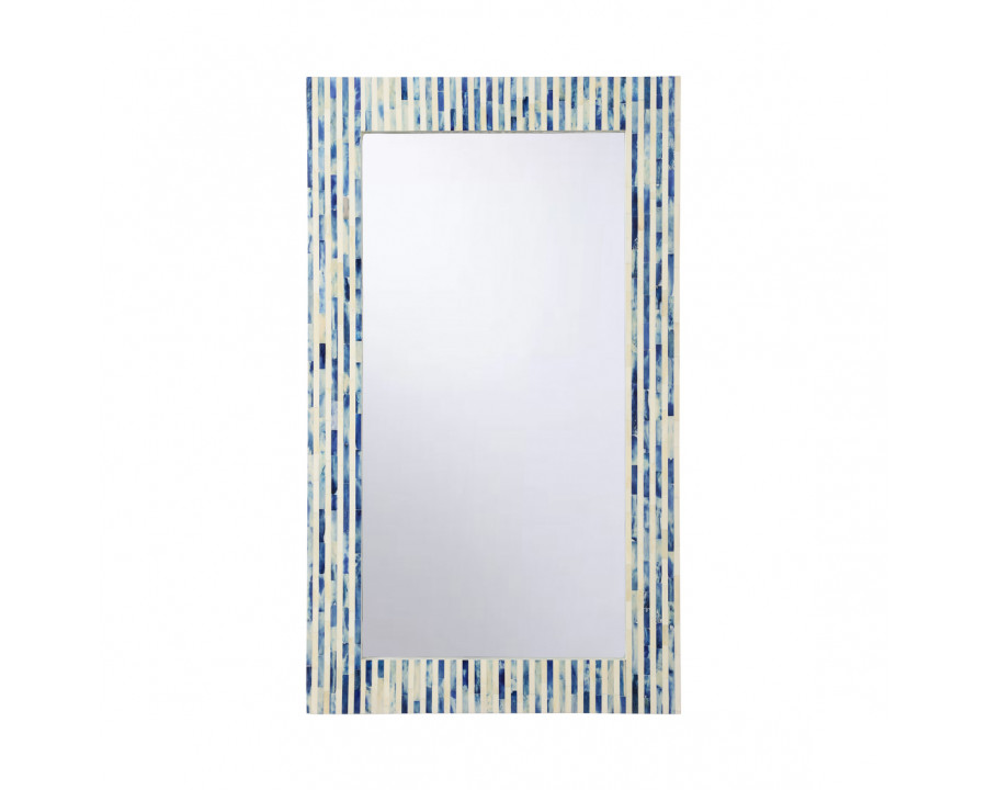 Chelsea House - Cambridge Mirror in Blue/White