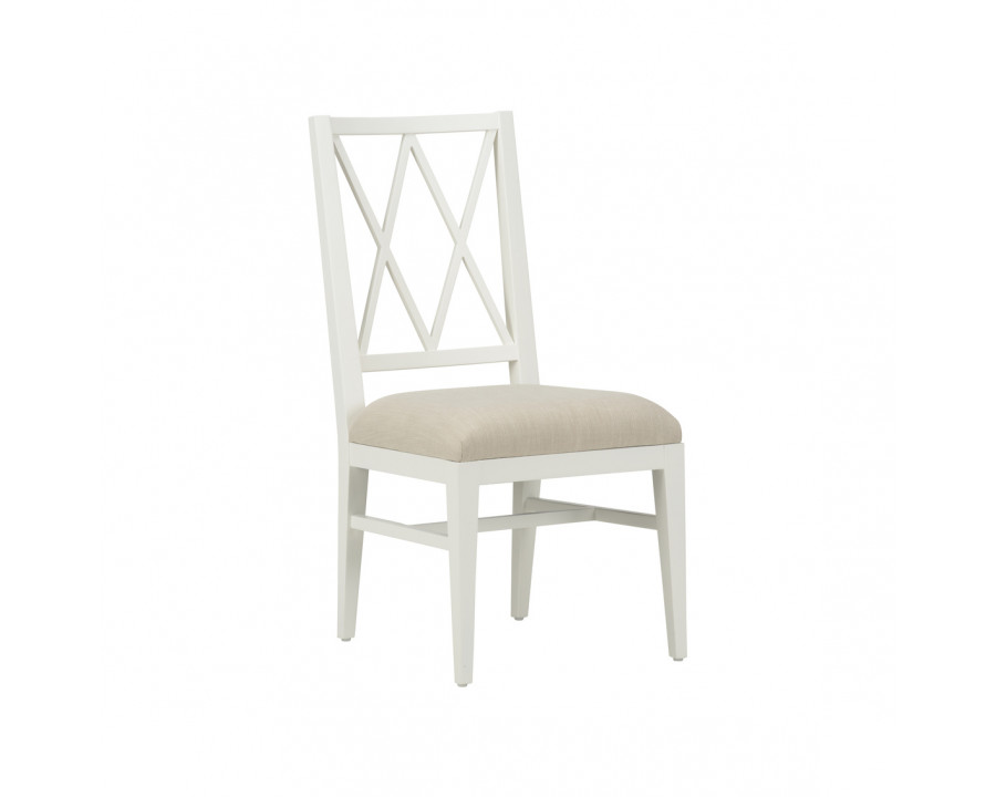 Chelsea House - Austin Side Chair in White/Beige